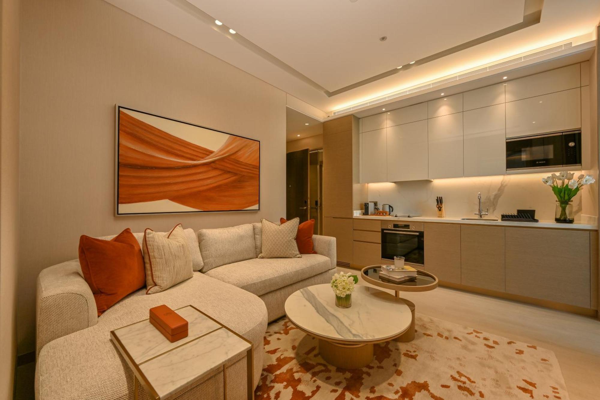 Отель Onyx Rotana Манама Экстерьер фото A living room in a 1-bedroom apartment